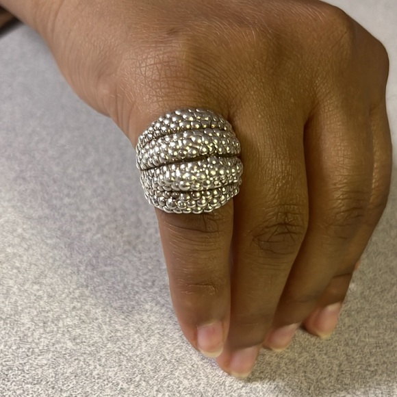 Bat-Ami Sterling Ring Signed Marked 925 Size 6-1/2 - Picture 2 of 8